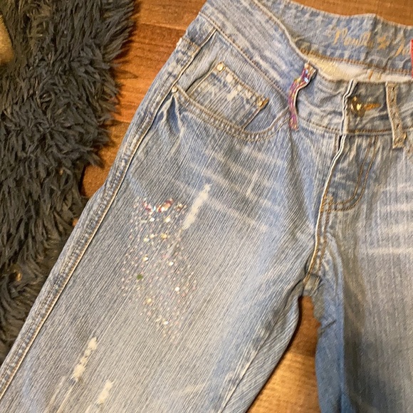 Vanilla Star embellished jeans size 5 - Picture 9 of 14